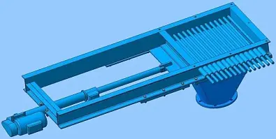 Затвор шиберный 3Ш-400х400-МЭП 